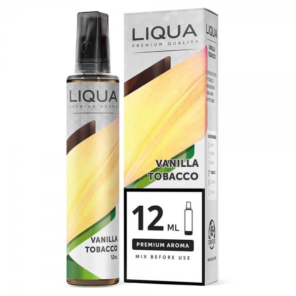 Liqua Vanilla Tobacco 12ml/60ml Bottle flavor