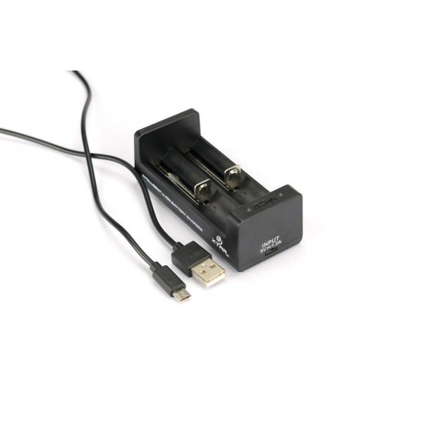 XTAR MC2 - 2 Slot Li-ION Micro-USB Powered Battery Charger
