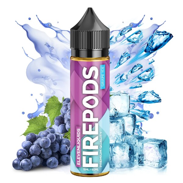 Firepods Flavor Shots 60ml – Grape Ice