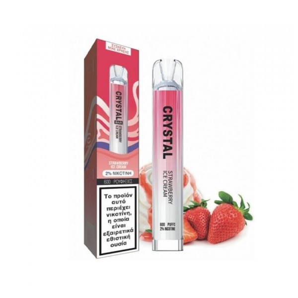 Crystal Bar Strawberry Ice Cream 20mg/2ml