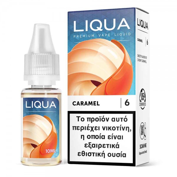 Liqua New Caramel 10ml Υγρό Αναπλήρωσης