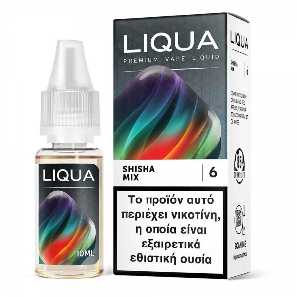 Liqua New Mix Shisha Mix 10ml Υγρό Αναπλήρωσης
