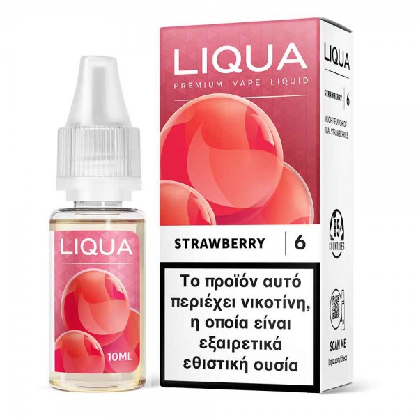 Liqua New Strawberry 10ml Υγρό αναπλήρωσης