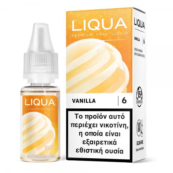 Liqua New Vanilla 10ml Υγρό αναπλήρωσης
