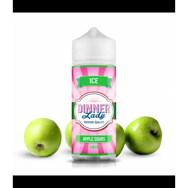 Dinner Lady Flavour Shot Apple Sours Ice 120ml