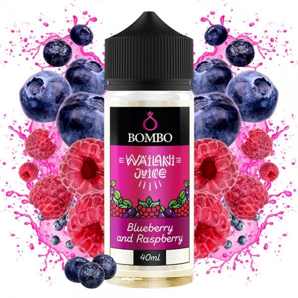 Bombo Wailani Juice Blueberry and Raspberry 40ml/120ml 