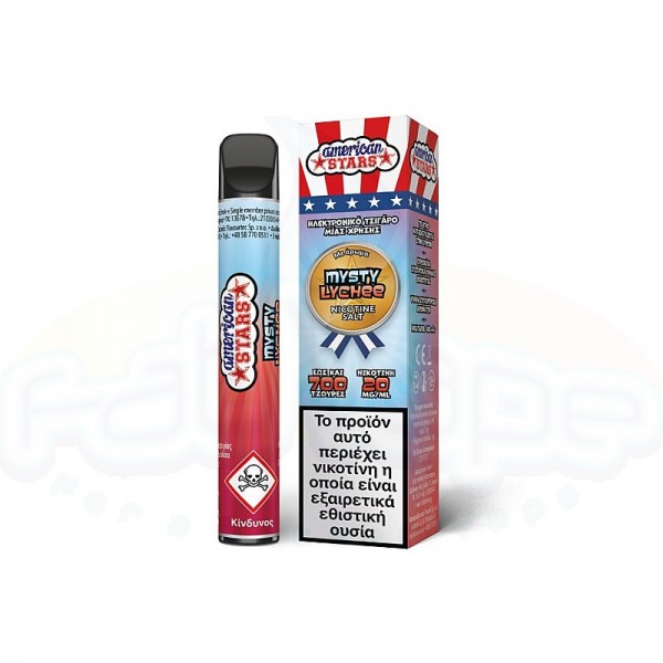 American Stars Mysty Lychee Disposable 2ml (700 Puffs)