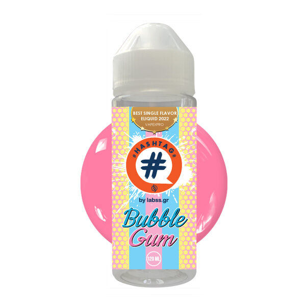 Hashtag Bubble Gum 24/120ml