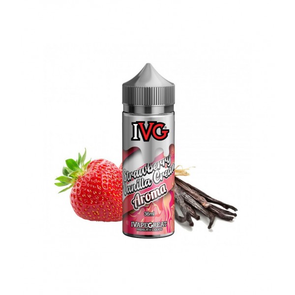 IVG Flavour Shot Strawberry Vanilla Cream 36/120ml