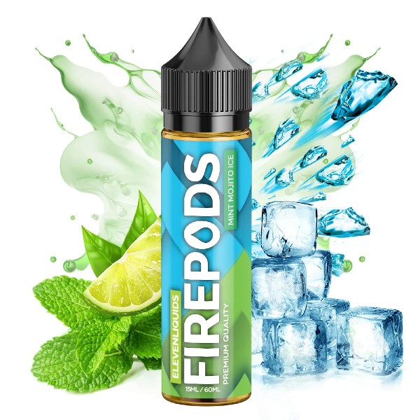 Firepods Flavor Shots  60ml – Mint Mojito Ice